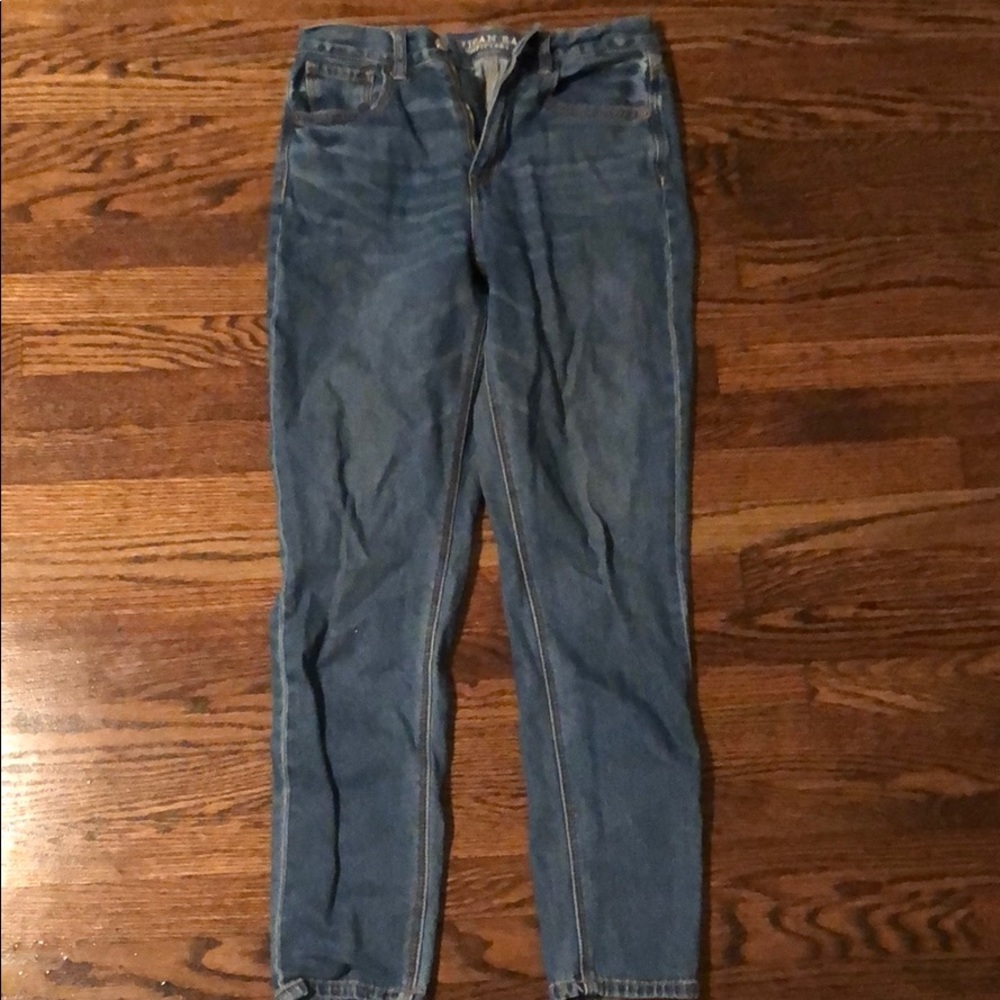 High rise mom jeans